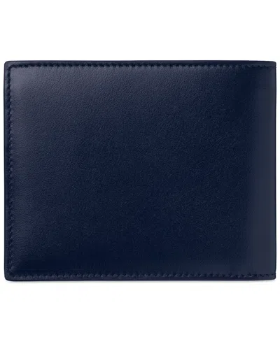 Montblanc Meisterstuck Leather Wallet In Blue