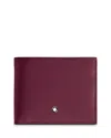 Montblanc Sartorial Wallet 6cc In Dark Red