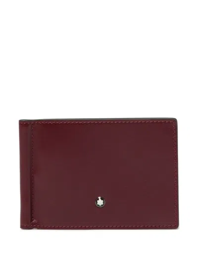 Montblanc Meisterstück Leather Wallet In Red