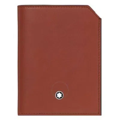 Montblanc Meisterstuck Light Brick Selection Soft Mini Wallet 4cc In Brown
