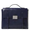 Montblanc Meisterstuck Neo Leather Briefcase - Ink Blue In Blue