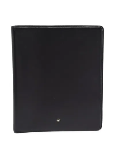 Pre-owned Montblanc Meisterstuck Notebook Organizer In Black
