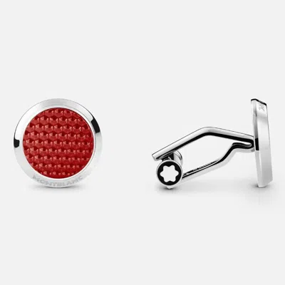 MONTBLANC MONTBLANC MEISTERSTUCK RED CUFFLINKS