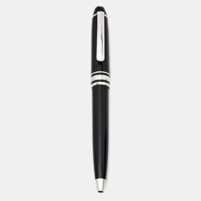 Pre-owned Montblanc Meisterstuck Resin Silver Tone Ballpoint Pen