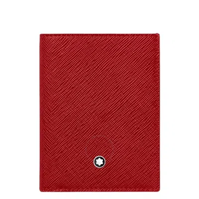 Montblanc Meisterstuck Sartorial Mini Leather Wallet - Red