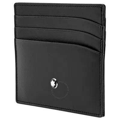Montblanc Meisterstuck Selection Black Leather Pocket Credit Card Holder 106653