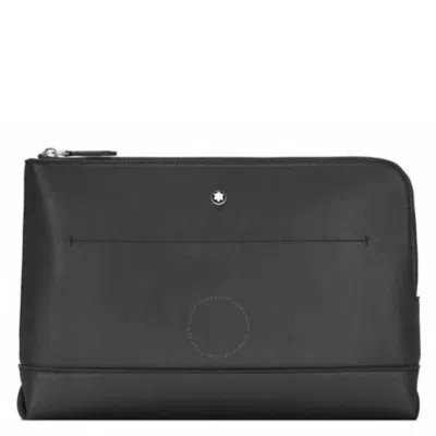 Montblanc Meisterstuck Selection Soft Leather Pochette In Black