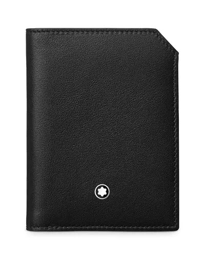 Montblanc Meisterstuck Selection Soft Wallet 4cc In Black