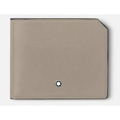 Montblanc Meisterstuck Selection Soft Wallet 6cc In Gray