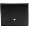 Montblanc Meisterstuck Small Leather Coin Case- Black In Black