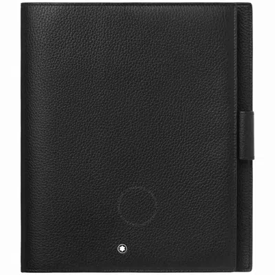 Montblanc Meisterstuck Soft Grain Notebook In Black