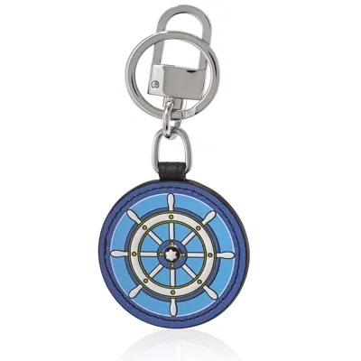 Montblanc Meisterstuck Soft Grain Steering Wheel Key Fob In ["green"]