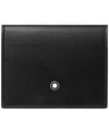 Montblanc Meisterstuck 4cc Soft Leather Card Holder In Black