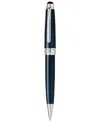 Montblanc Meisterstuck Solitaire Doue Blue Hour Classique Ballpoint Pen 112891 In Blue