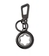Montblanc Meisterstück Spinning-emblem Key Fob In Black