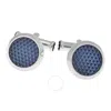 Montblanc Meisterstuck Stainless Steel Cufflinks In Silver Tone