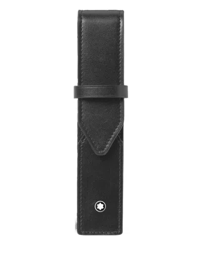 Montblanc Meisterstuck Strap Pen Pouch In Black