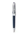Montblanc Meisterstuck The Origin Collection Doue Midsize Precious Resin Ballpoint Pen In Blue