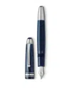 Montblanc Men's Meisterstuck The Origin Collection Precious Resin Legrand Fountain Pen, M In Blue