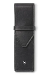 Montblanc Meisterstück Two-pen Sleeve In Black