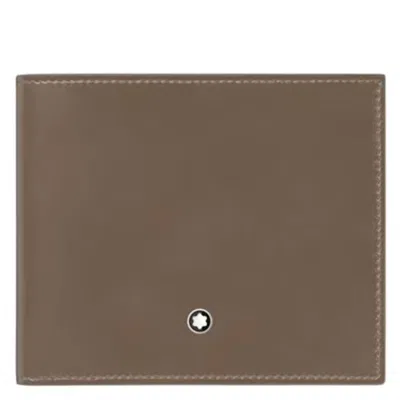 Montblanc Meisterstuck Wallet 8cc - Mastic In Brown