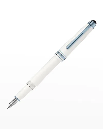 Montblanc Men's #145 Meisterstück Glacier Classique Fountain Pen In White