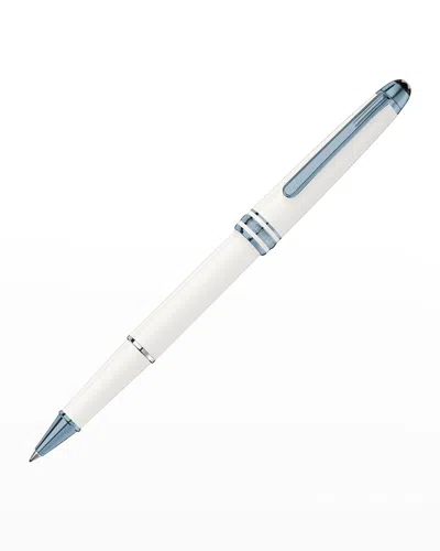 Montblanc Men's #163 Meisterstück Glacier Classique Rollerball Pen In White