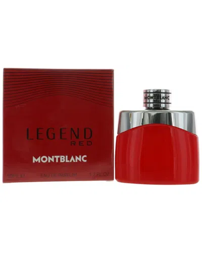 Montblanc Men's 1.7oz Legend Red Eau De Parfum Spray In Transparent