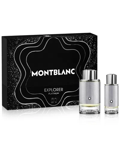 Montblanc Men's 2-pc. Explorer Platinum Eau De Parfum Gift Set In No Color
