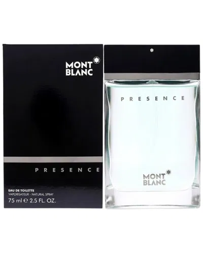 Montblanc Men's 2.5oz Mont Blanc Presence Eau De Toilette In Transparent