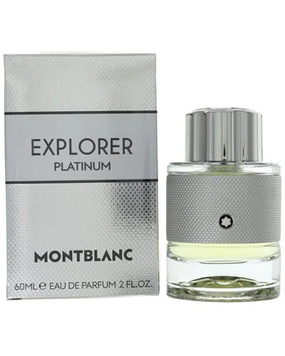 Montblanc Men's 2oz Explorer Platinum Eau De Parfum Spray In Transparent