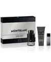 Montblanc Men's 3-pc. Explorer Eau De Parfum Gift Set In No Color