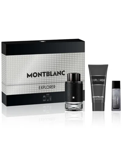 Montblanc Men's 3-pc. Explorer Eau De Parfum Gift Set In No Color