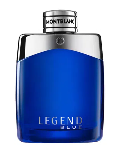 Montblanc Men's 3.3oz Legend Blue Eau De Parfum In Transparent
