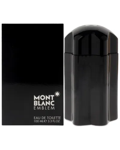 Montblanc Men's 3.3oz Mont Blanc Emblem Eau De Toilette In Black