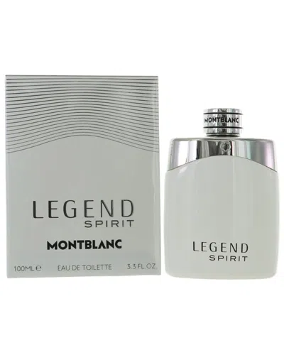 Montblanc Men's 3.4oz Legend Spirit Edt Spray In Gray