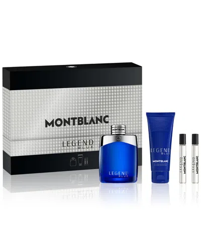 Montblanc Men's 4-pc. Legend Blue Eau De Parfum Gift Set In No Color