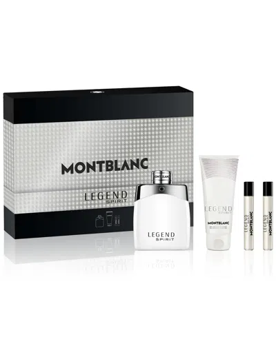 Montblanc Men's 4-pc. Legend Spirit Eau De Toilette Gift Set In No Color