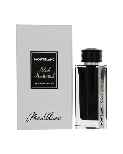 Montblanc Men's 4.2oz Black Meisterstuck Edp Spray In Transparent