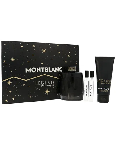 Montblanc Men's 4pc Legend Gift Set In Transparent