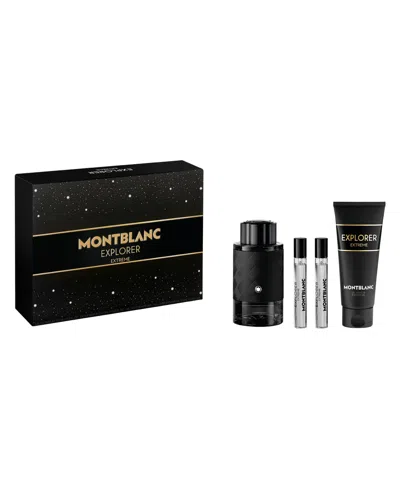 Montblanc Men's 4-piece Explorer Extreme Eau De Parfum Spray Gift Set In No Color