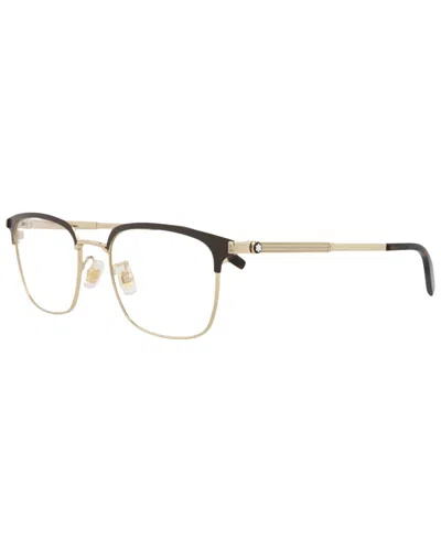 Montblanc Men's 52mm Optical Frames In Gold