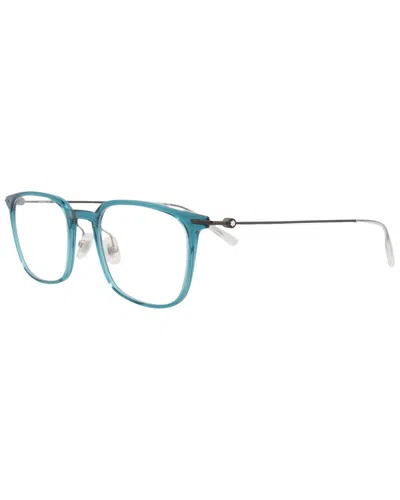 Montblanc Men's 52mm Optical Frames In Blue