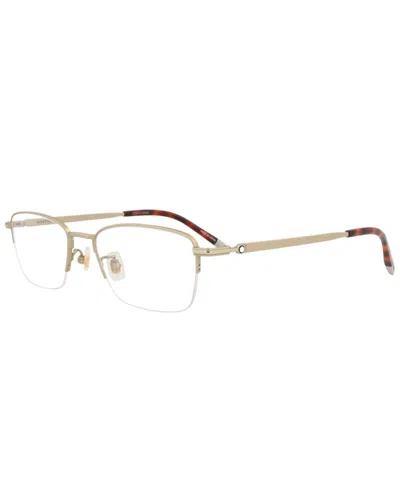 Montblanc Men's 54mm Optical Frames In Gold