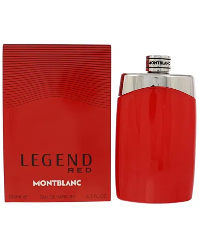 Montblanc Men's 6.7oz Legend Red Eau De Parfum Spray In Transparent