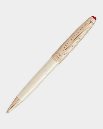 Montblanc Men & Apos;s Meisterstück Romeo & Juliet Doué Classique Ballpoint Pen In Gold