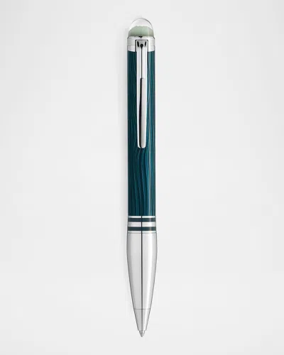 Montblanc Men & Apos;s Starwalker Polargreen Metal Ballpoint Pen In Green