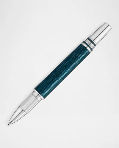 Montblanc Men & Apos;s Starwalker Polargreen Metal Fineliner Pen In Green