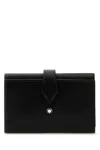 Montblanc Men Black Leather Wallet In Black