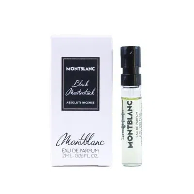 Montblanc Men's Black Meisterstuck Edp Spray 0.06 oz Fragrances 3386460143349 In Transparent